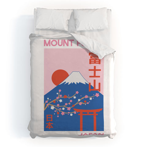 April Lane Art Mount Fuji Duvet Cover