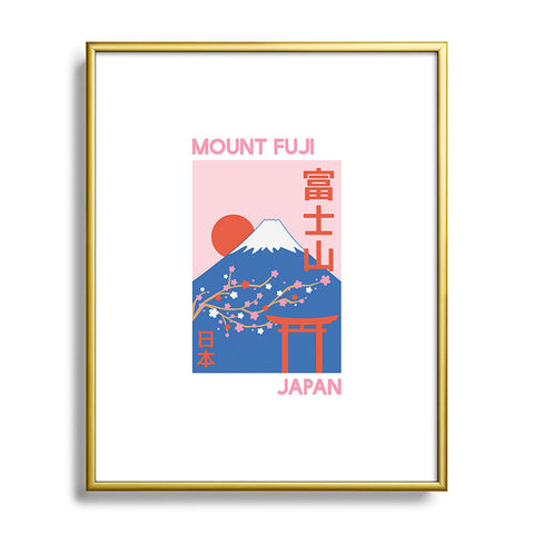 April Lane Art Mount Fuji Metal Framed Art Print