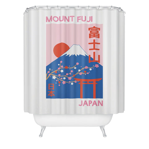 April Lane Art Mount Fuji Shower Curtain