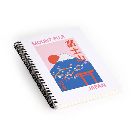 April Lane Art Mount Fuji Spiral Notebook