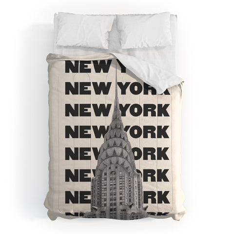 April Lane Art New York City BW Comforter
