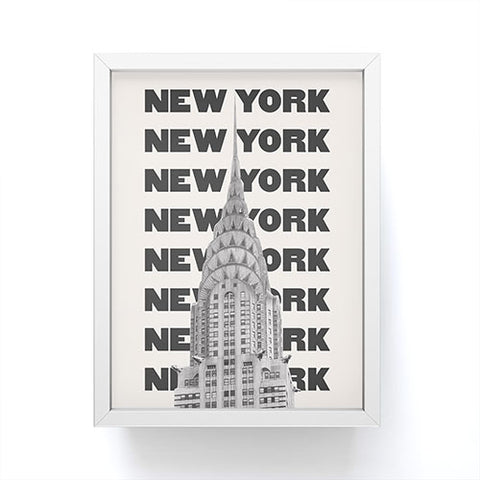 April Lane Art New York City BW Framed Mini Art Print