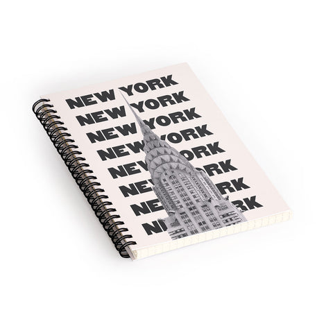 April Lane Art New York City BW Spiral Notebook