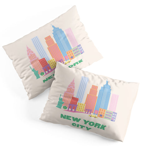 April Lane Art New York City Skyline I Pillow Shams