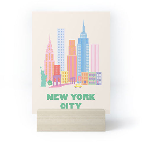 April Lane Art New York City Skyline I Mini Art Print