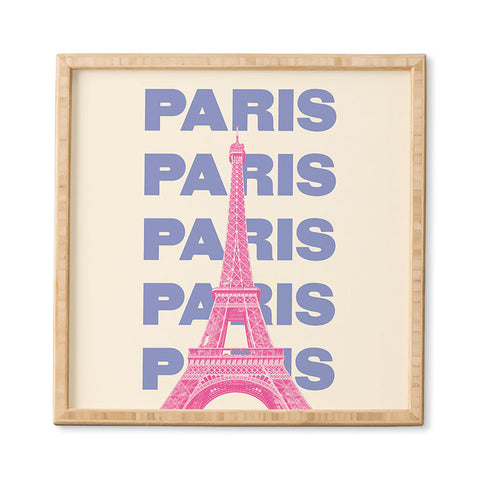 April Lane Art Paris Eiffel Tower I Framed Wall Art