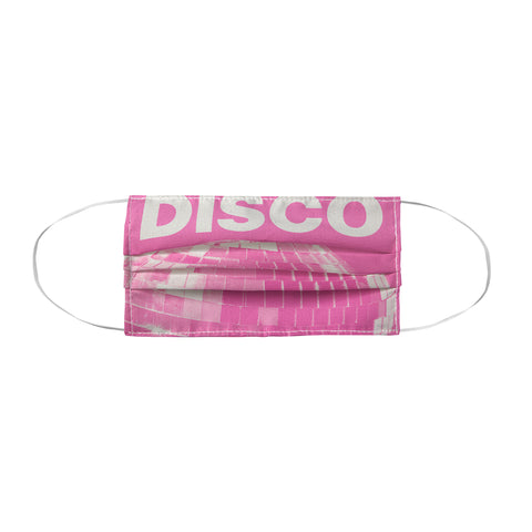 April Lane Art Pink Disco Ball I Face Mask