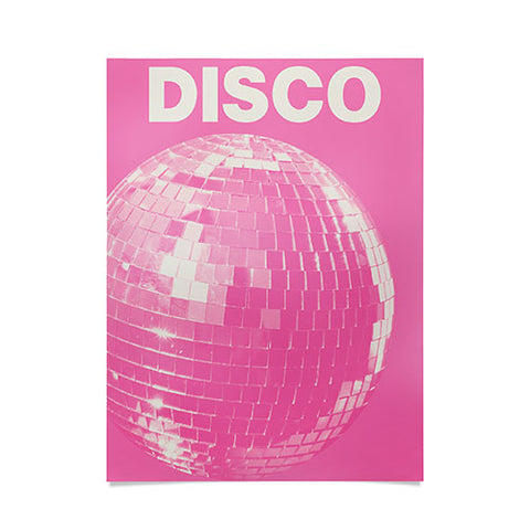 April Lane Art Pink Disco Ball I Poster