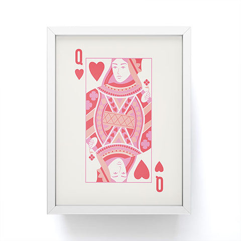 April Lane Art Queen of Hearts II Framed Mini Art Print