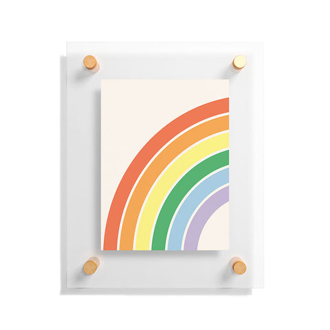April Lane Art Rainbow III Floating Acrylic Print