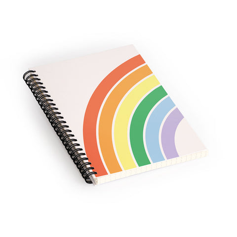 April Lane Art Rainbow III Spiral Notebook