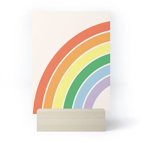 April Lane Art Rainbow III Mini Art Print