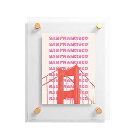 April Lane Art San Francisco Golden Gate Bridge Floating Acrylic Print