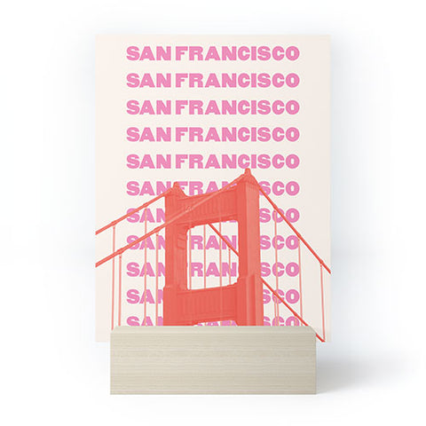 April Lane Art San Francisco Golden Gate Bridge Mini Art Print