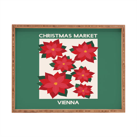 April Lane Art Vienna Christmas Market Rectangular Tray