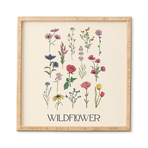 April Lane Art Wildflower I Framed Wall Art