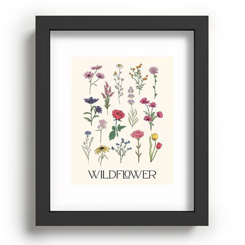 April Lane Art Wildflower I Recessed Framing Rectangle