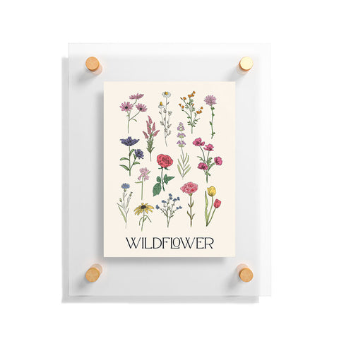 April Lane Art Wildflower I Floating Acrylic Print