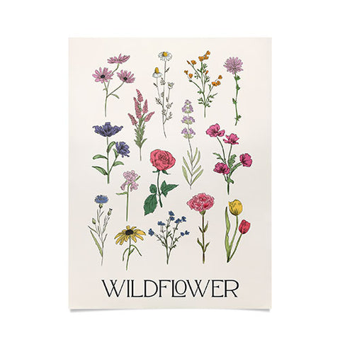 April Lane Art Wildflower I Poster
