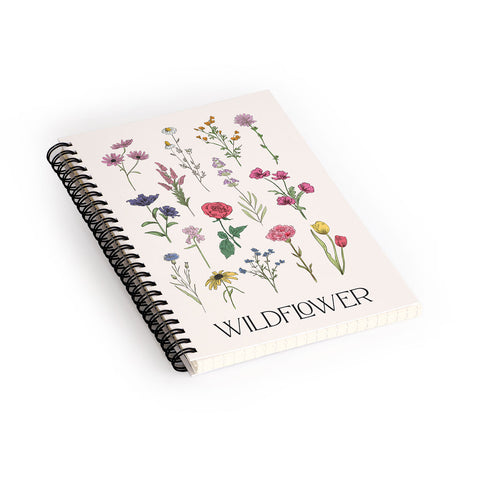 April Lane Art Wildflower I Spiral Notebook
