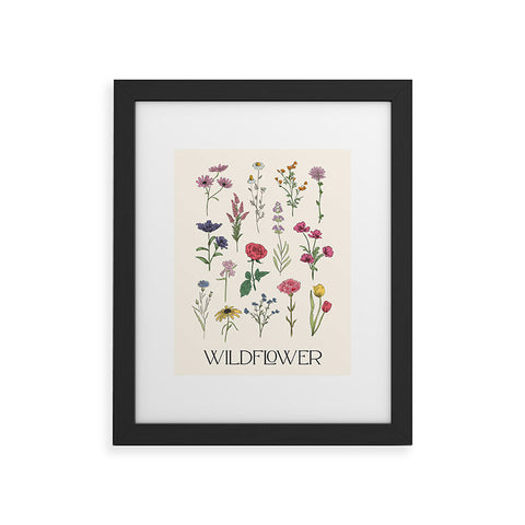 April Lane Art Wildflower I Framed Art Print