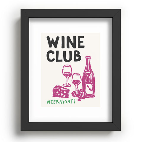 April Lane Art Wine Club Recessed Framing Rectangle