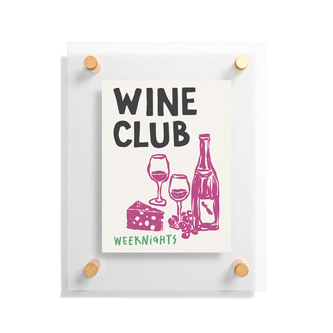 April Lane Art Wine Club Floating Acrylic Print