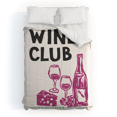 April Lane Art Wine Club Comforter
