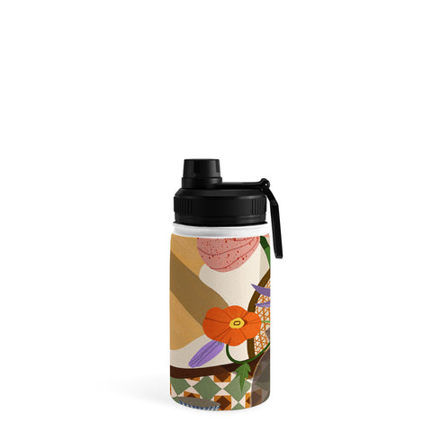 artyguava Flowers on the Dining Table Water Bottle