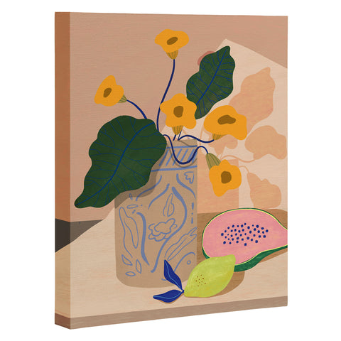 artyguava Lemon Papaya Art Canvas