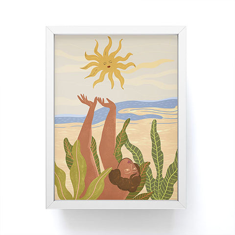 artyguava Sun Salutation II Framed Mini Art Print