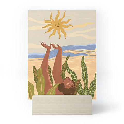 artyguava Sun Salutation II Mini Art Print