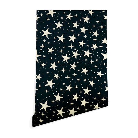 Avenie Black And White Stars Wallpaper