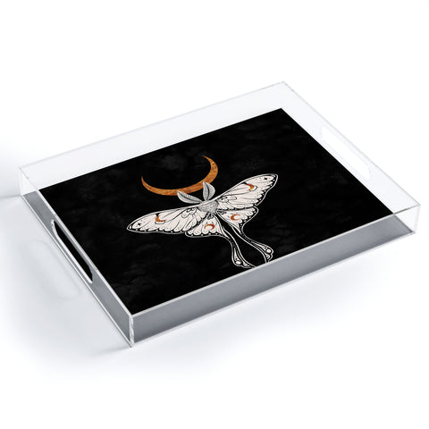 Avenie Celestial Luna Moth Acrylic Tray