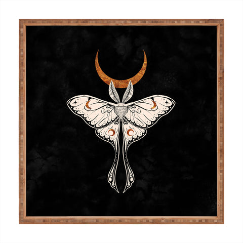 Avenie Celestial Luna Moth Square Tray