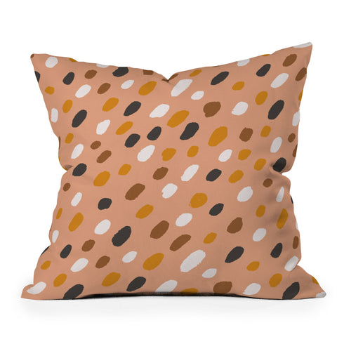 Avenie Cheetah Summer Collection VII Outdoor Throw Pillow