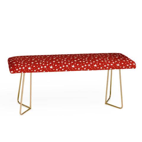Avenie Christmas Stars in Red Bench