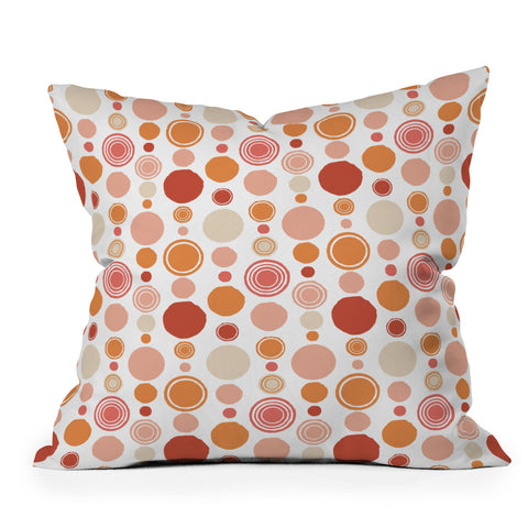 Avenie Concentric Circle Pattern Outdoor Throw Pillow
