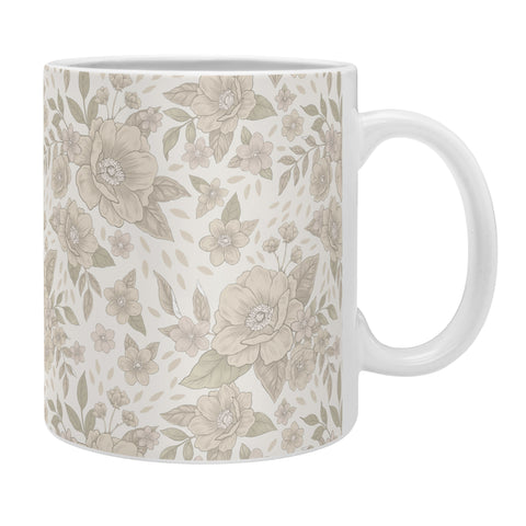 Avenie Delicate Flowers Coffee Mug
