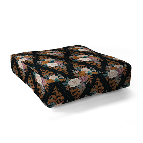 Avenie French Florals I Floor Pillow Square