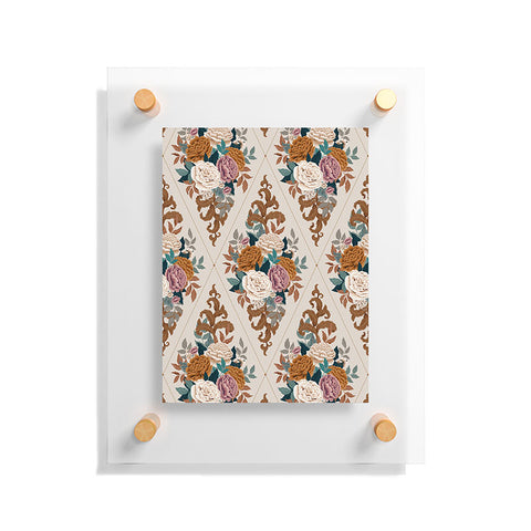 Avenie French Florals II Floating Acrylic Print