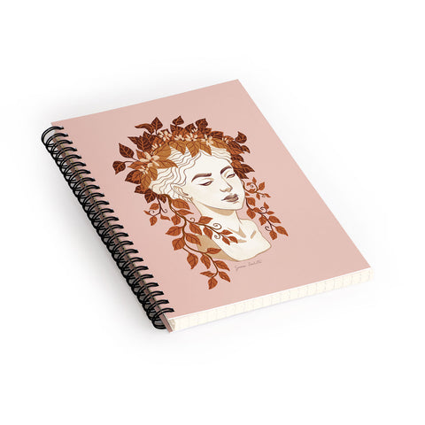 Avenie Goddess Planter Left Autumn Spiral Notebook