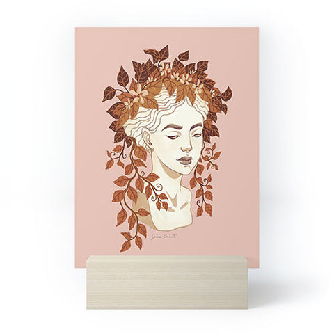 Avenie Goddess Planter Left Autumn Mini Art Print