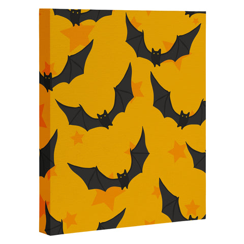 Avenie Halloween Bats I Art Canvas