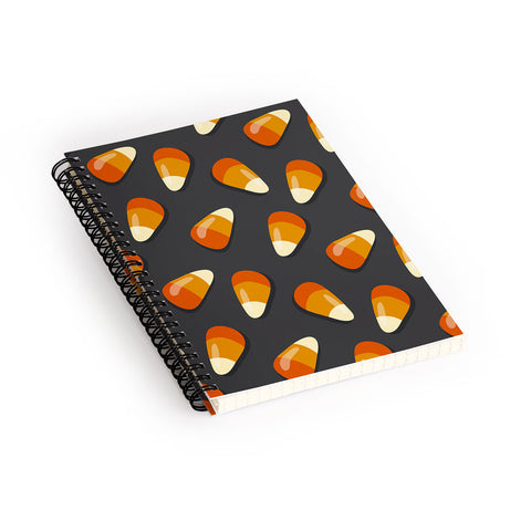 Avenie Halloween Candy Corn Spiral Notebook