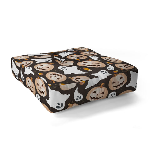 Avenie Halloween Collection I Floor Pillow Square