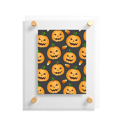Avenie Halloween Jack o Lantern Floating Acrylic Print