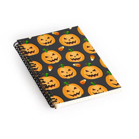 Avenie Halloween Jack o Lantern Spiral Notebook