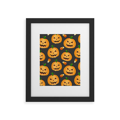 Avenie Halloween Jack o Lantern Framed Art Print