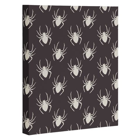 Avenie Halloween Spiders Art Canvas